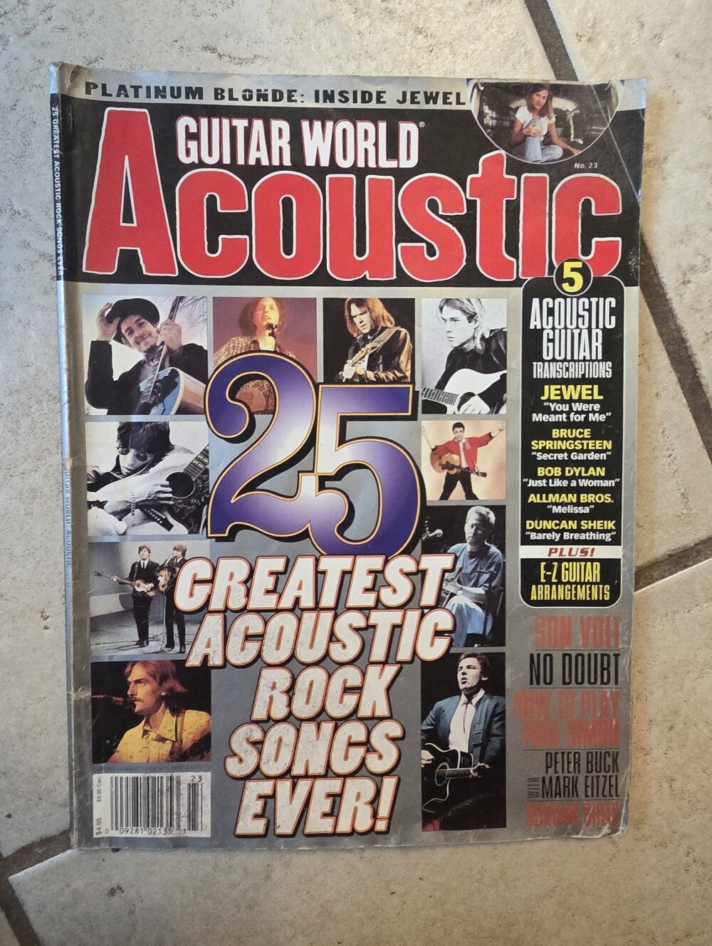 Guitar World Acoustic Magazine 25 greatest acoustic rock songs ever!